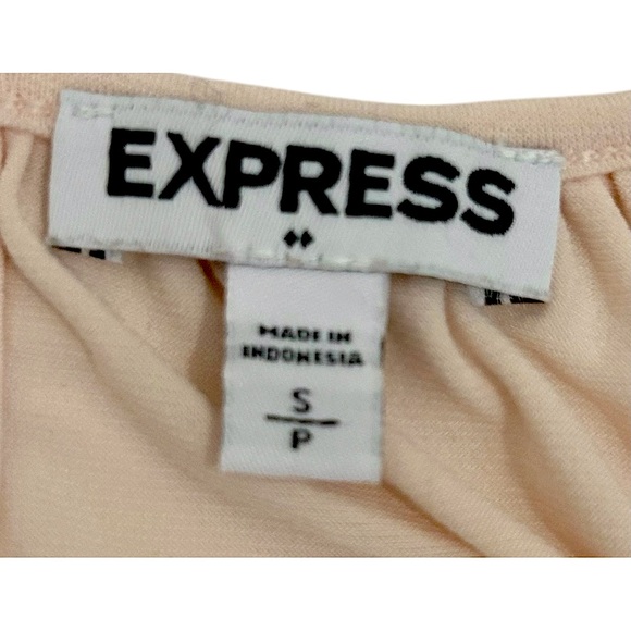 Express Factory Small Pink Halter Embellished Neckline Strapless Top - Picture 11 of 11